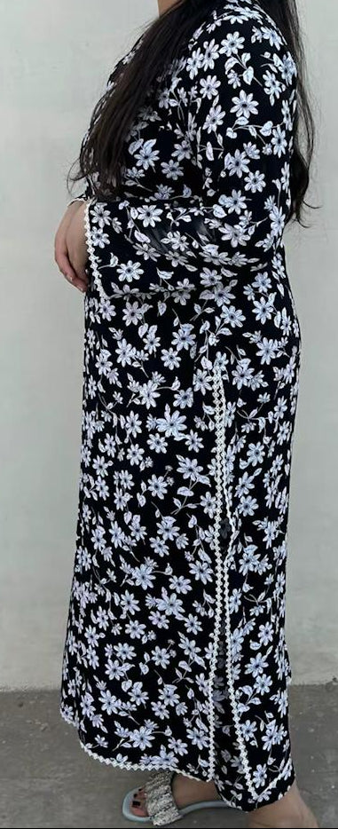 LINEN TWO PIECE COD SET LONG SHIRT WITH TROUSER