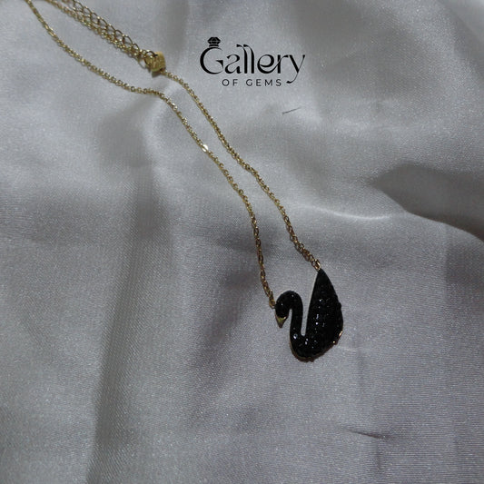 Gallery Of Gems Iconic Black Necklace For Girls Trendy Pandant